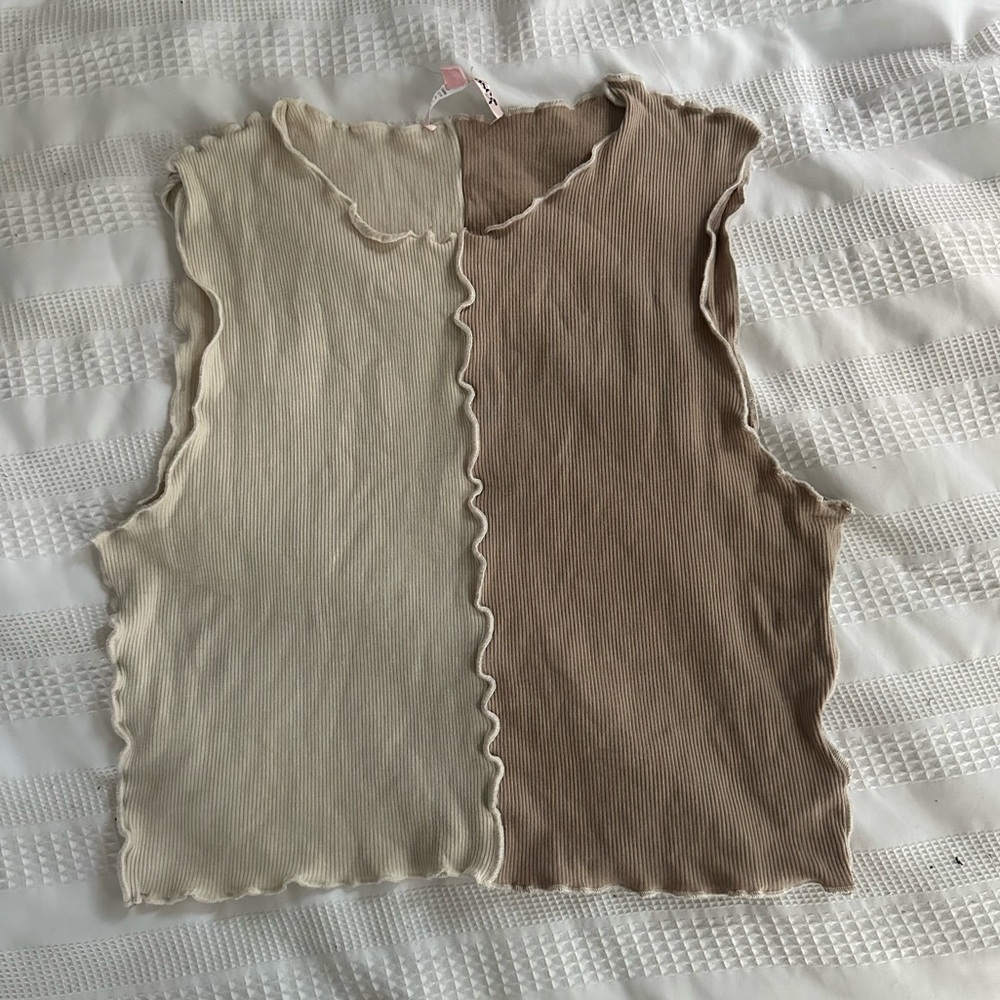 Color Block Tank Top